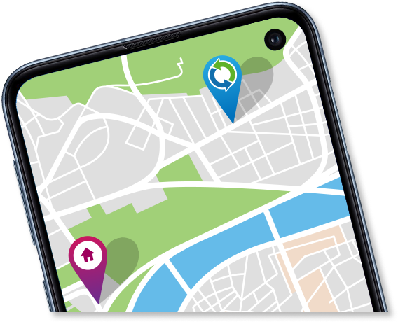 GPS map driver tracking for accountability